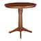 International Concepts Round 36 in Round Top Pedestal Table, 40.9 inH, Espresso, 36 in W, 36 in L, 40.9 in H, Wood K581-36RT-27B-6B-2 - alternate 1